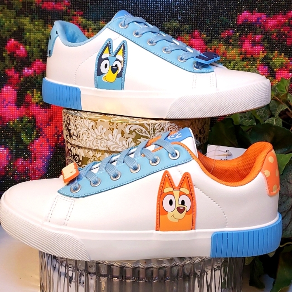 Womens Bluey & Bingo Court Sneakers